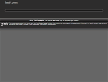 Tablet Screenshot of im6.com
